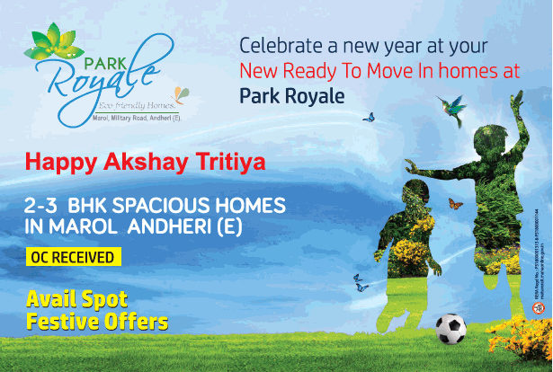 Ready to move in homes at Pride Park Royale Mumbai Update